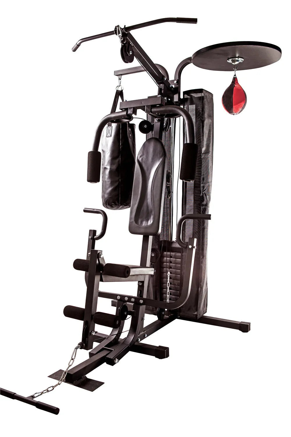 Multi-function Exercise Home Gym Equipment With 120 Lbs Weights And Sa ...