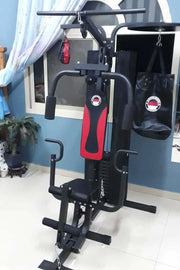 Multi-function Exercise Home Gym Equipment With 120 Lbs Weights And Sand Bag Punching Ball