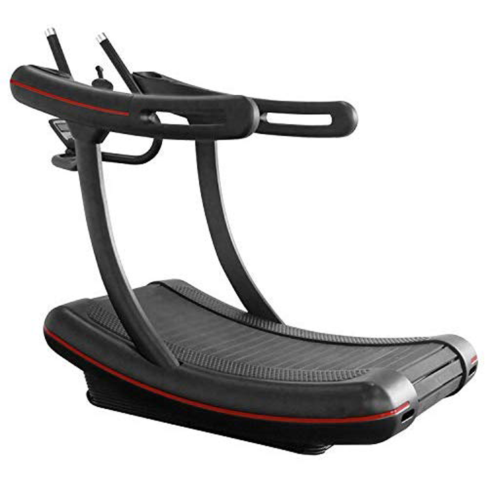 Curved running deals machine